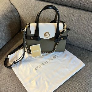 NWOT Michael Kors Leather Satchel